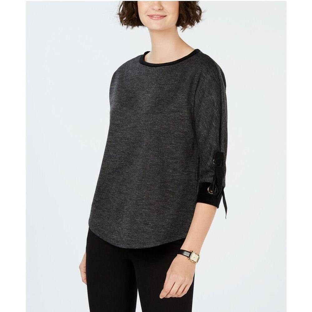NWT Charter Club Petite Top Black SP